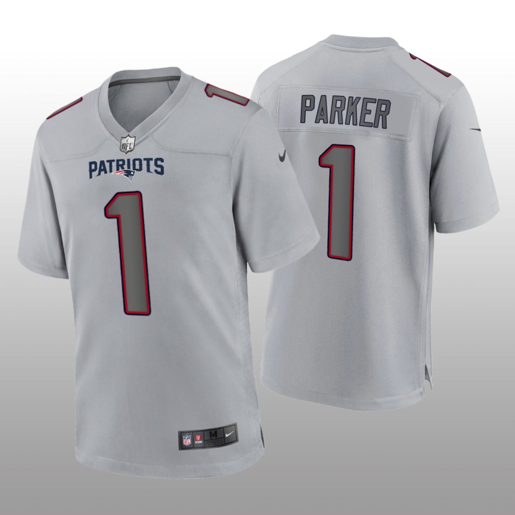 New England Patriots DeVante Parker Gray Jersey Atmosphere Fashion Game - Men's