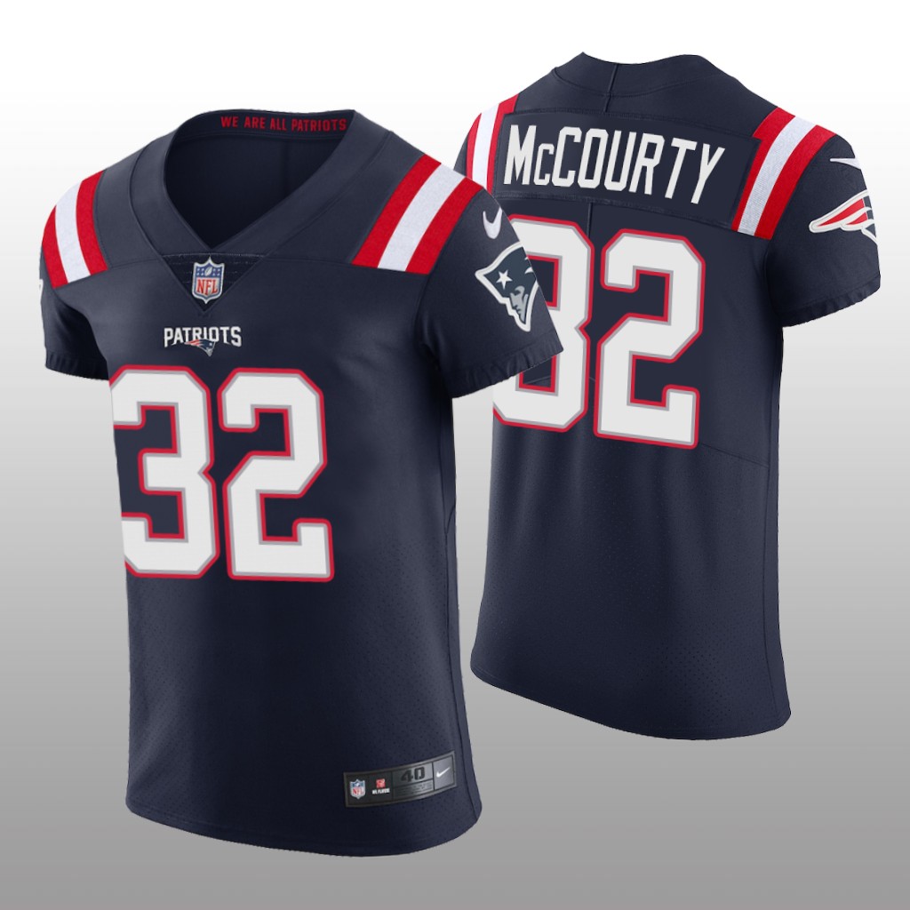 New England Patriots Devin McCourty Navy Jersey Vapor Elite Men's