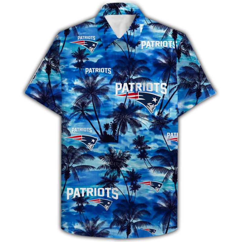 New England Patriots Flip Flops Hawaiian Shirt