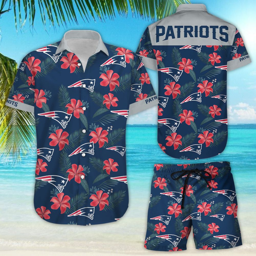 New England Patriots Hawaiian Shirt 3D
