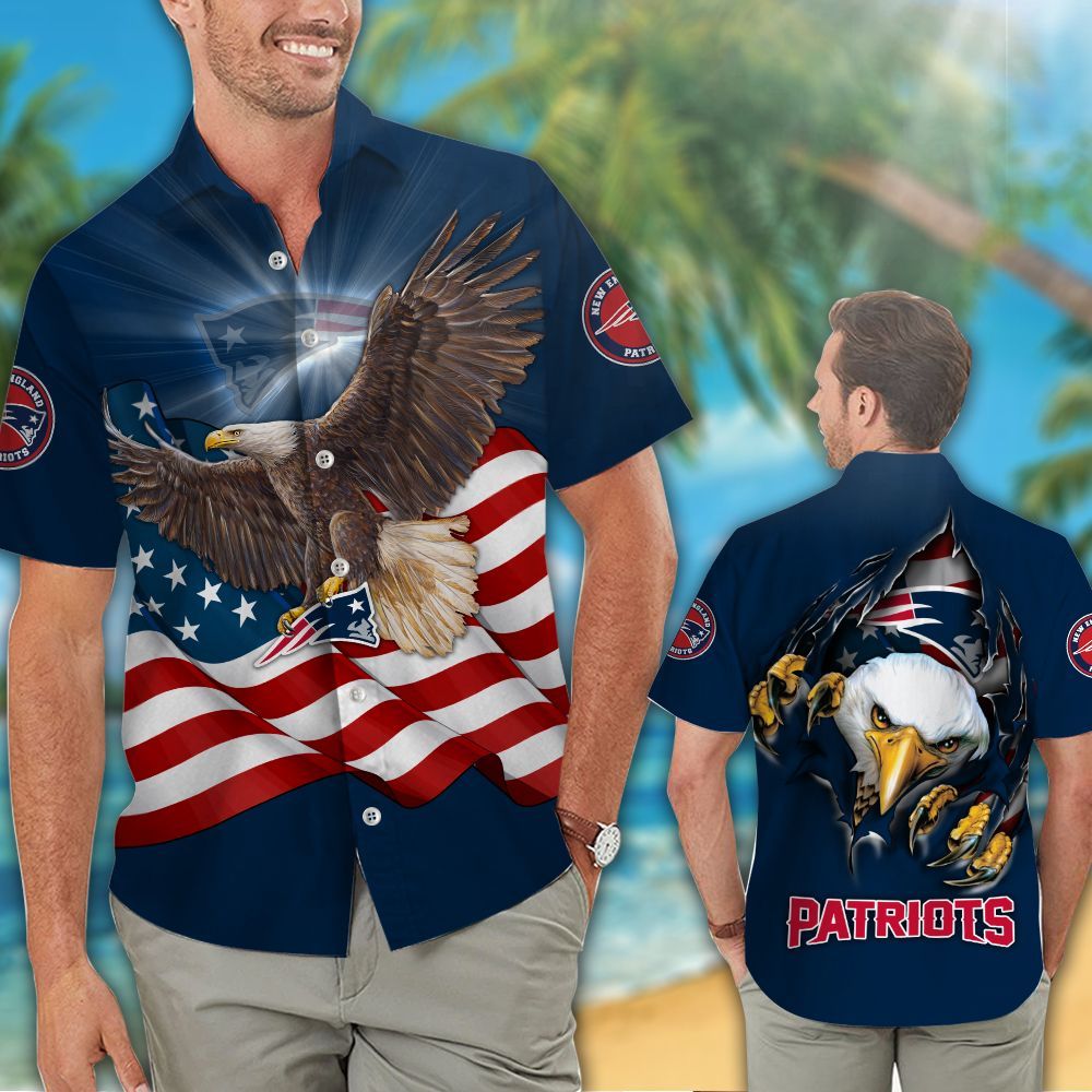 New England Patriots Hawaiian Shirts NFL – Premium Hawaiian Shirts 910