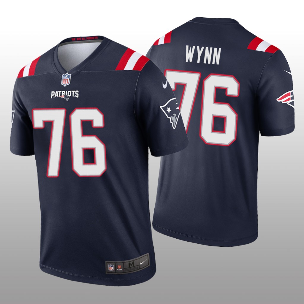 New England Patriots Isaiah Wynn Navy Jersey Legend - Men's
