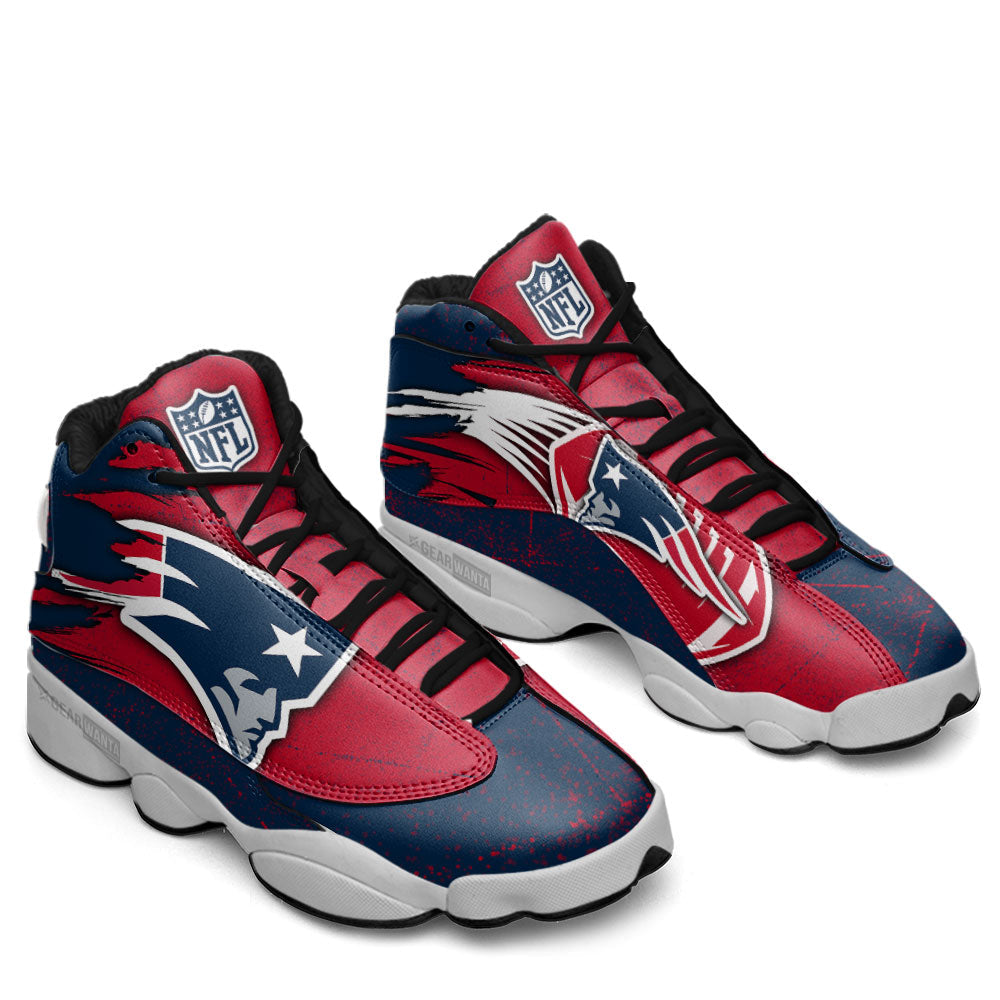New England Patriots JD13 Sneakers Custom Shoes For Fans