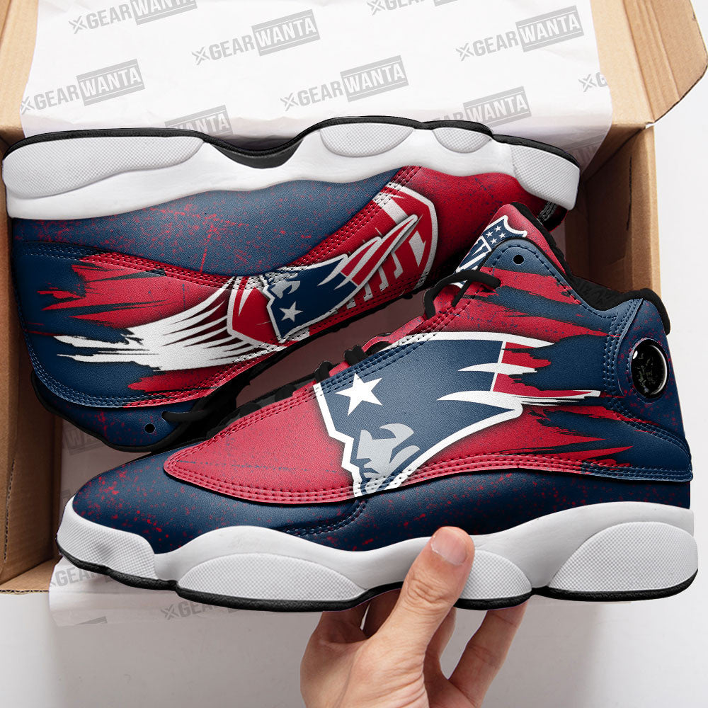 New England Patriots JD13 Sneakers Custom Shoes For Fans