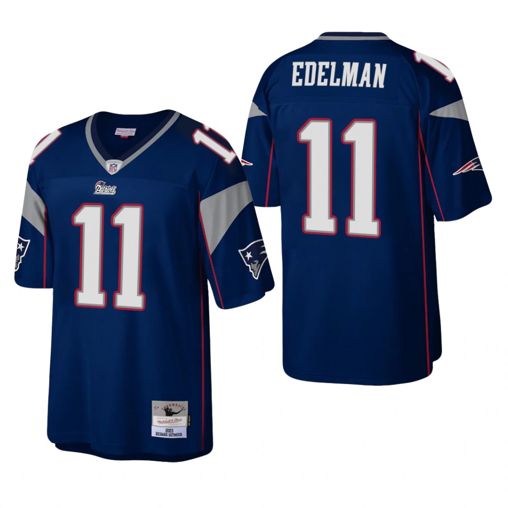 New England Patriots Julian Edelman Navy Retired Player 2003 Legacy - Men's
