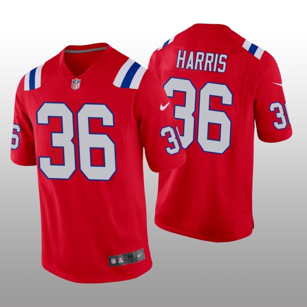 New England Patriots Kevin Harris Red Jersey Alternate Game - Men's