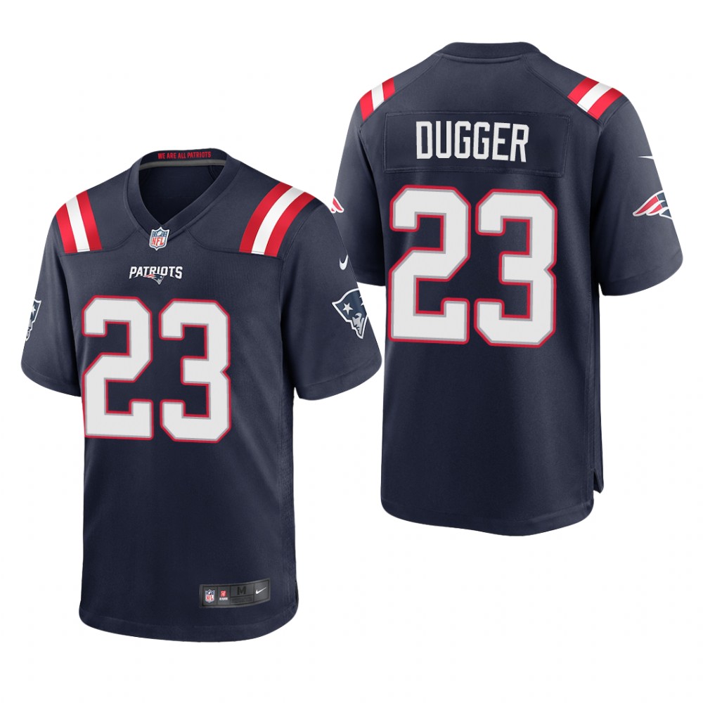New England Patriots Kyle Dugger Navy Jersey Game - Men's