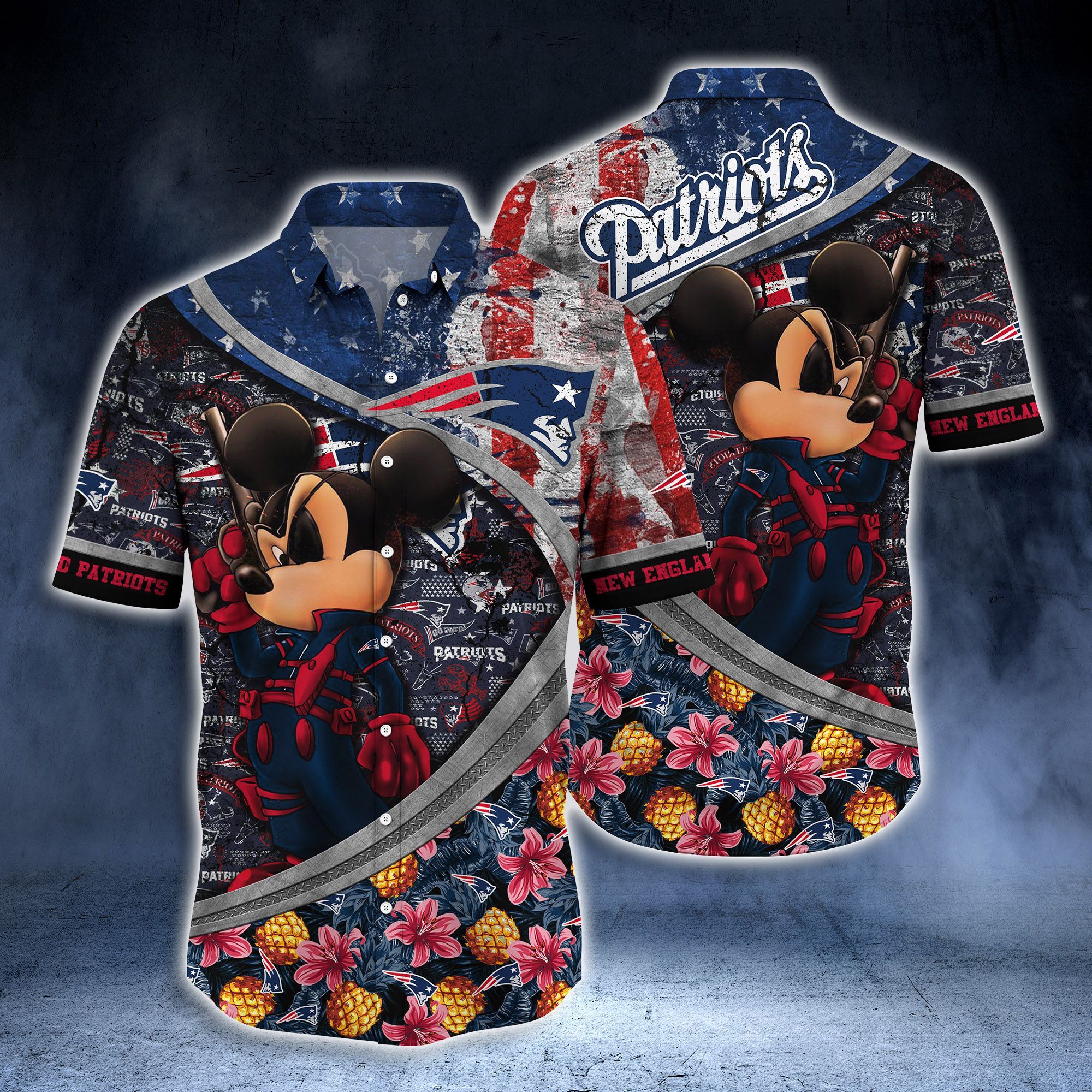 New England Patriots NFL-Hawaii Shirt Style Hot Trending