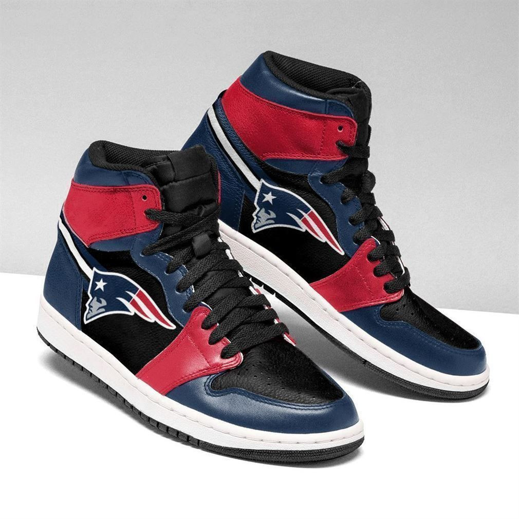New England Patriots Nfl Football Air Sneakers Sneakers Sport Sneakers High Top Air Jordan Sneaker, Air Jordan Hightop