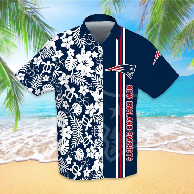 New England Patriots NFL Football Sport Logo Cool – Premium Hawaiian Shirt – Gift For Sports Lovers