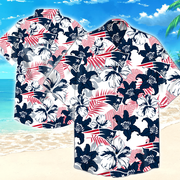 New England Patriots Nfl Hawaiian Shirt