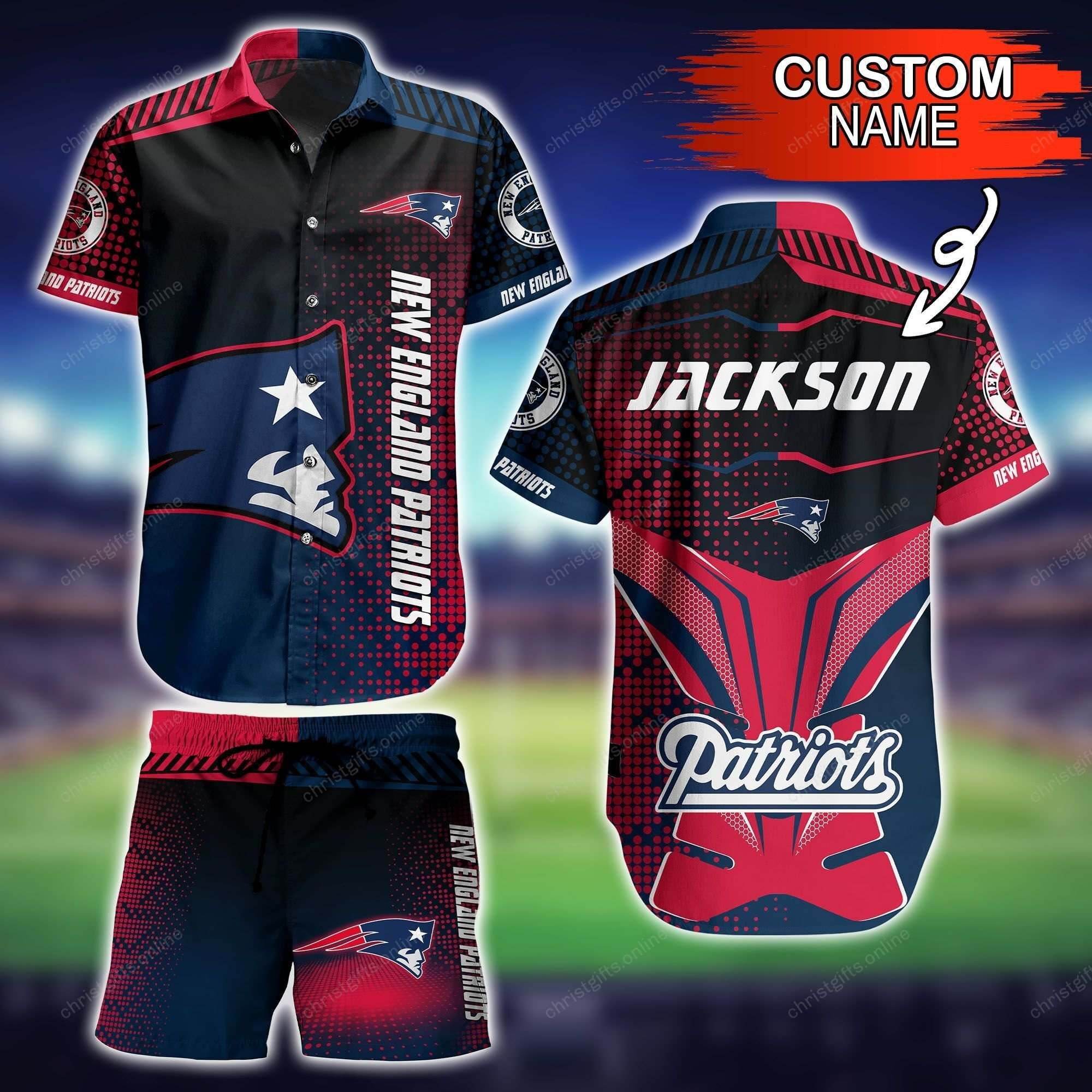 New England Patriots Nfl Personalize Hawaii Shirt Style