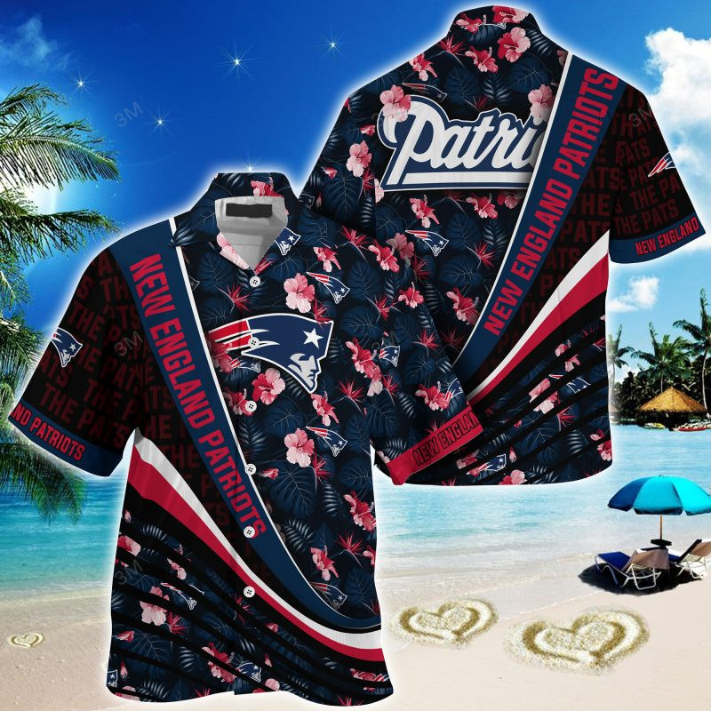 New England Patriots NFL Summer – Hawaii Shirt For This Season – Gift For Sport Lovers With Tropical Flower Pattern