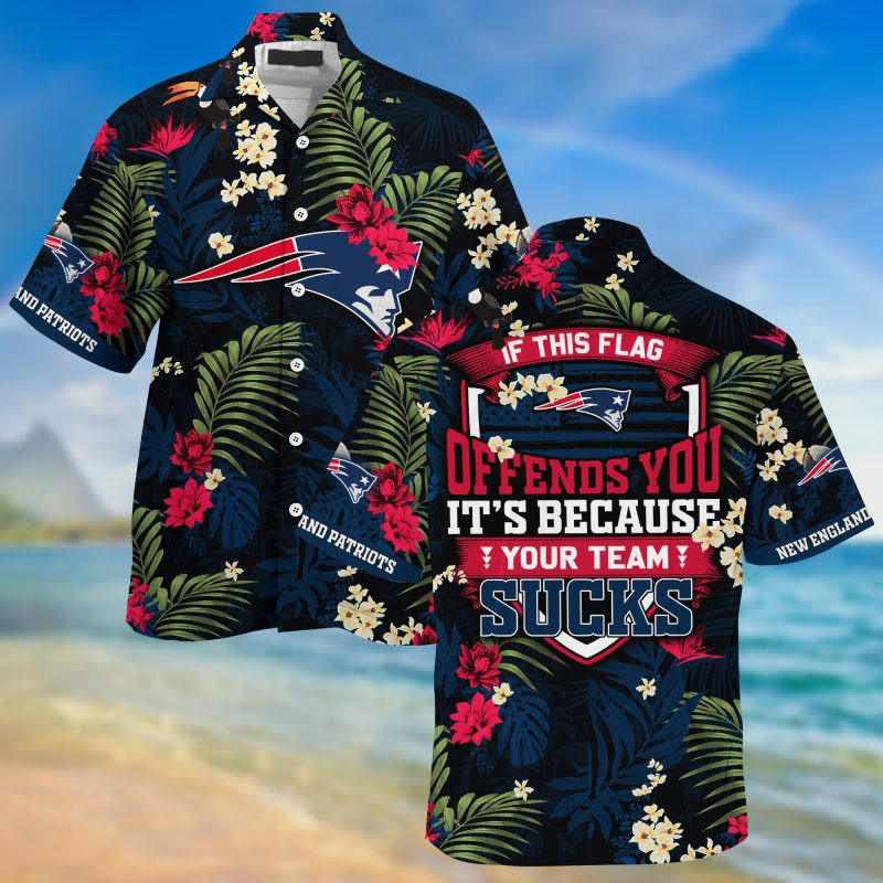 New England Patriots NFL Summer – Hawaii Shirt For This Season – Gift For Sport Lovers With Tropical Patterns