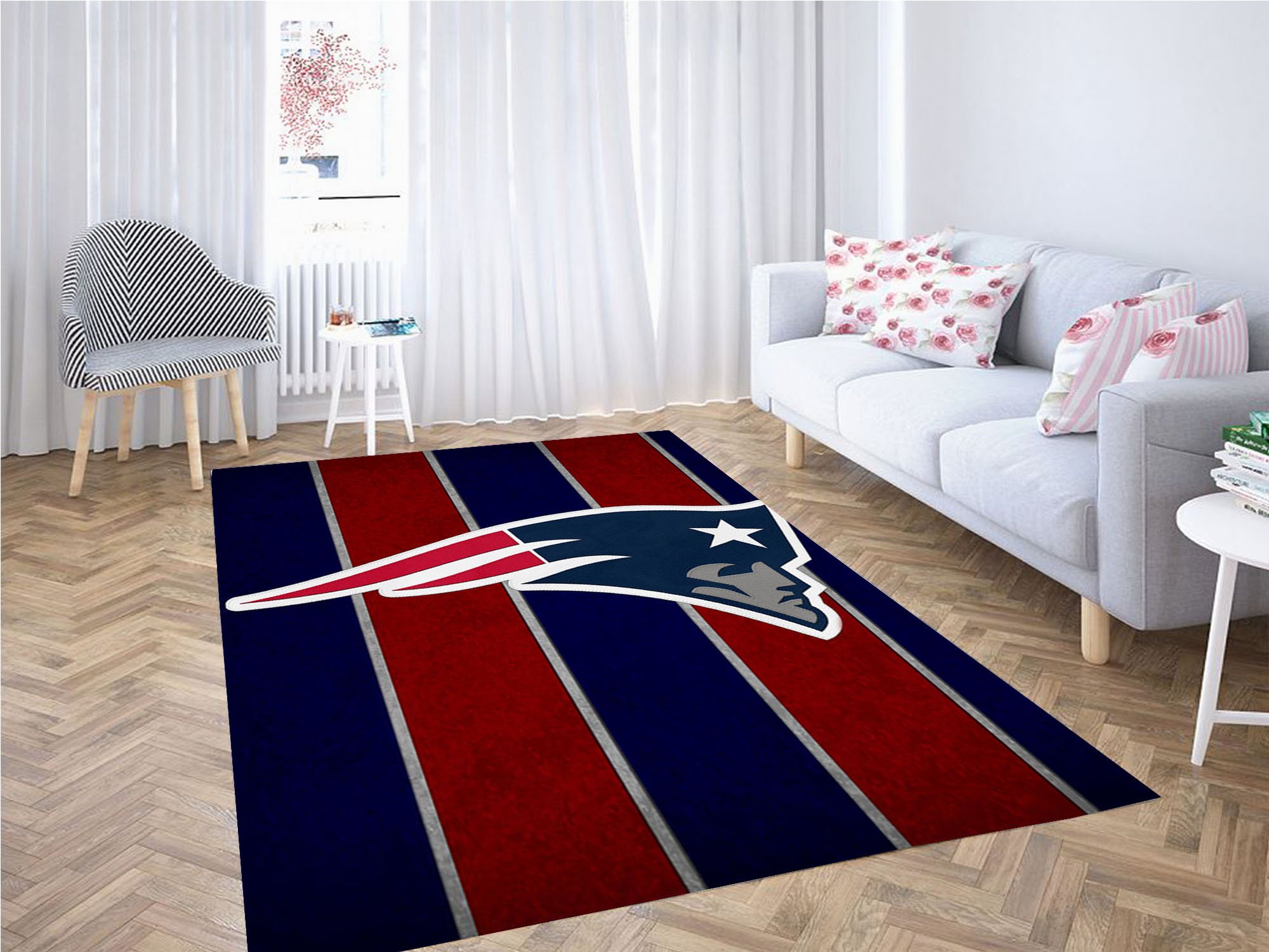 New England Patriots Photograph Carpet Rectangle Rug