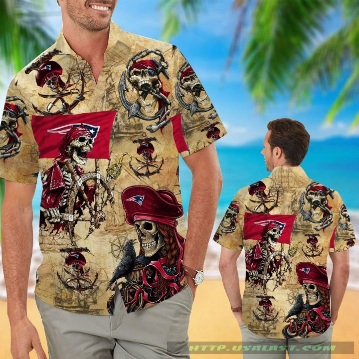New England Patriots Pirates Hawaiian Shirt