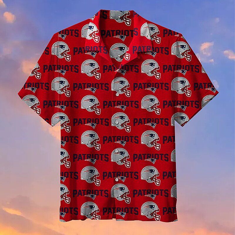 New England Patriots Red NFL – Premium Hawaiian Shirt – Gift For Sports Lovers