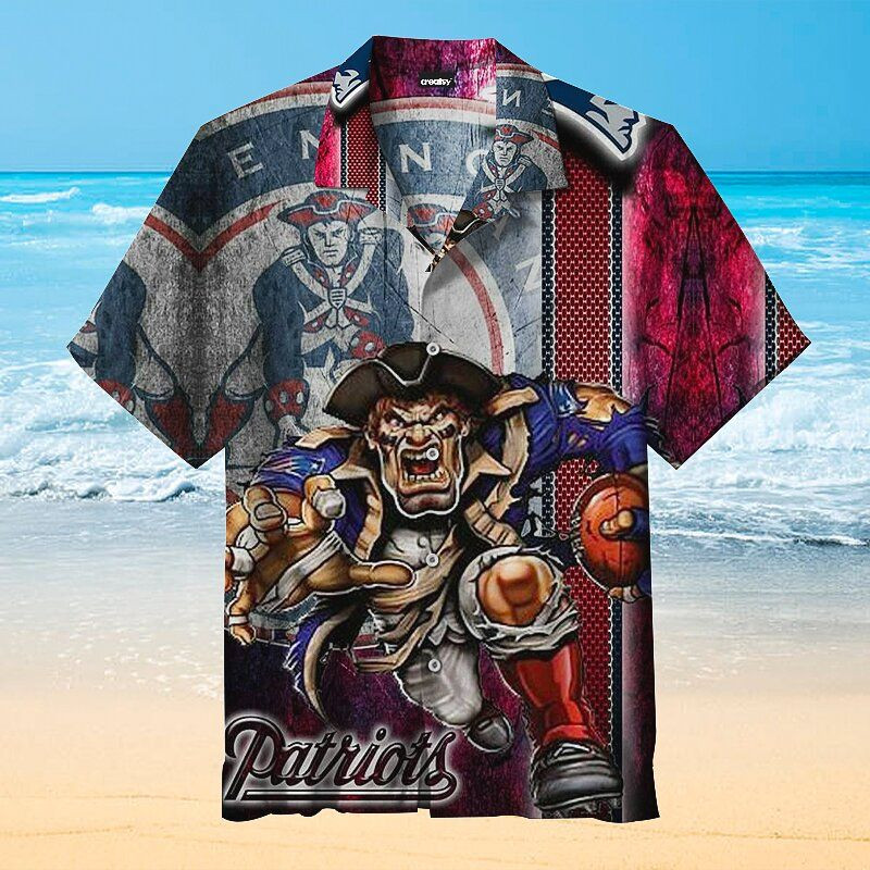 New England Patriots Retro NFL – Premium Hawaiian Shirt – Gift For Sports Lovers