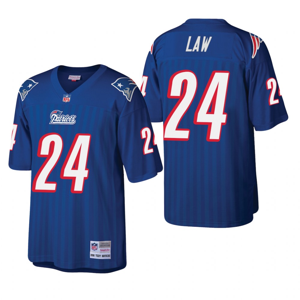 New England Patriots Ty Law Royal Retired Player 1996 Legacy - Men's