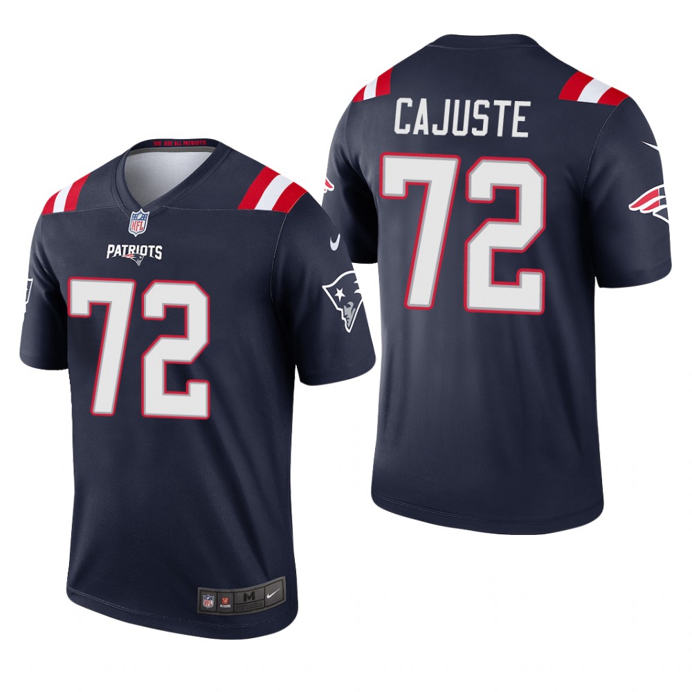 New England Patriots Yodny Cajuste Navy Jersey Legend - Men's