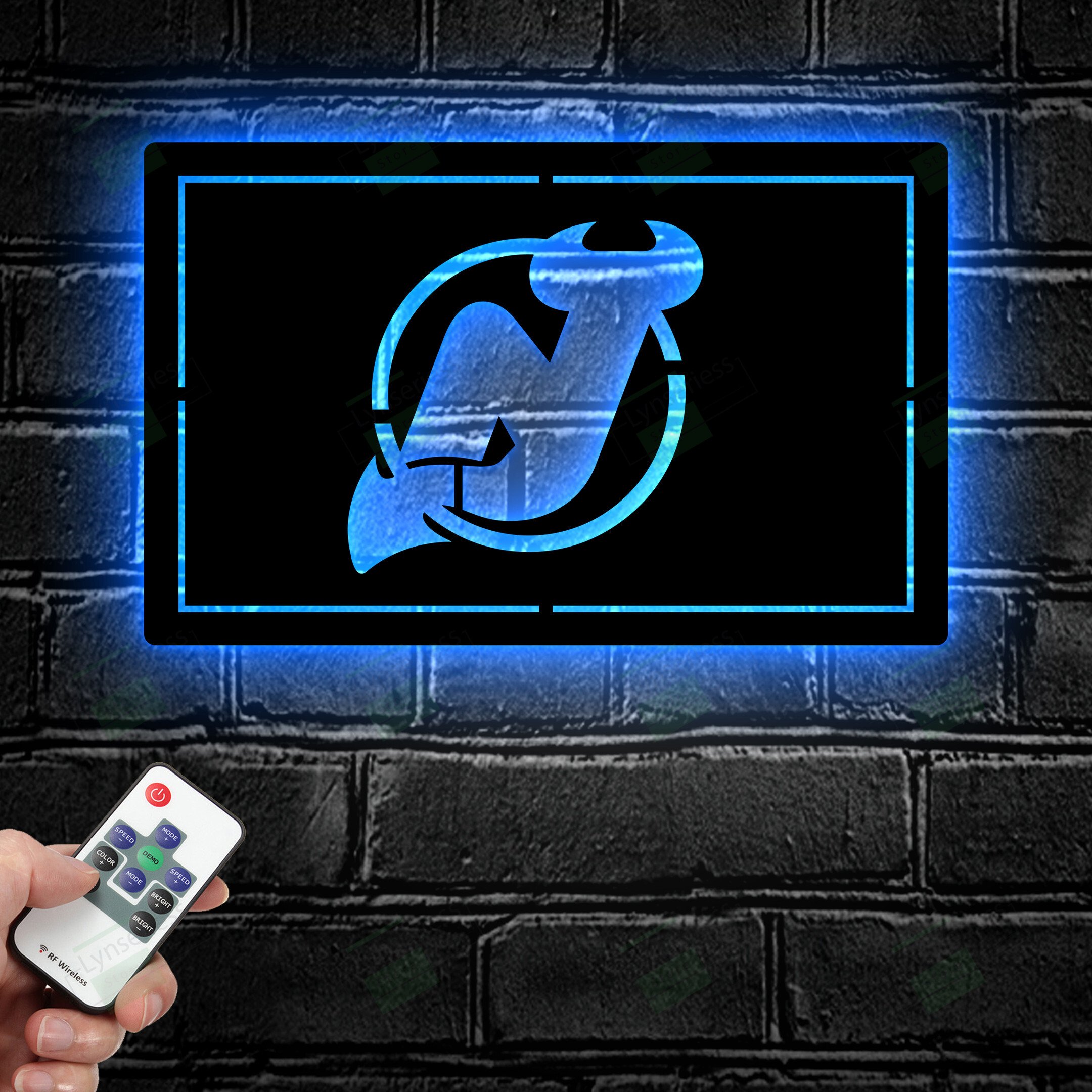 New Jersey Devils Metal Sign – Led light sign