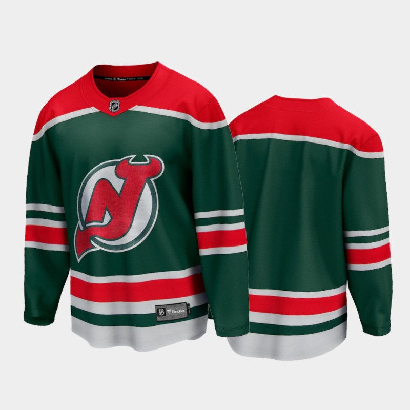 New Jersey Devils Special Edition Green 2020-21 Breakaway Blank Jersey