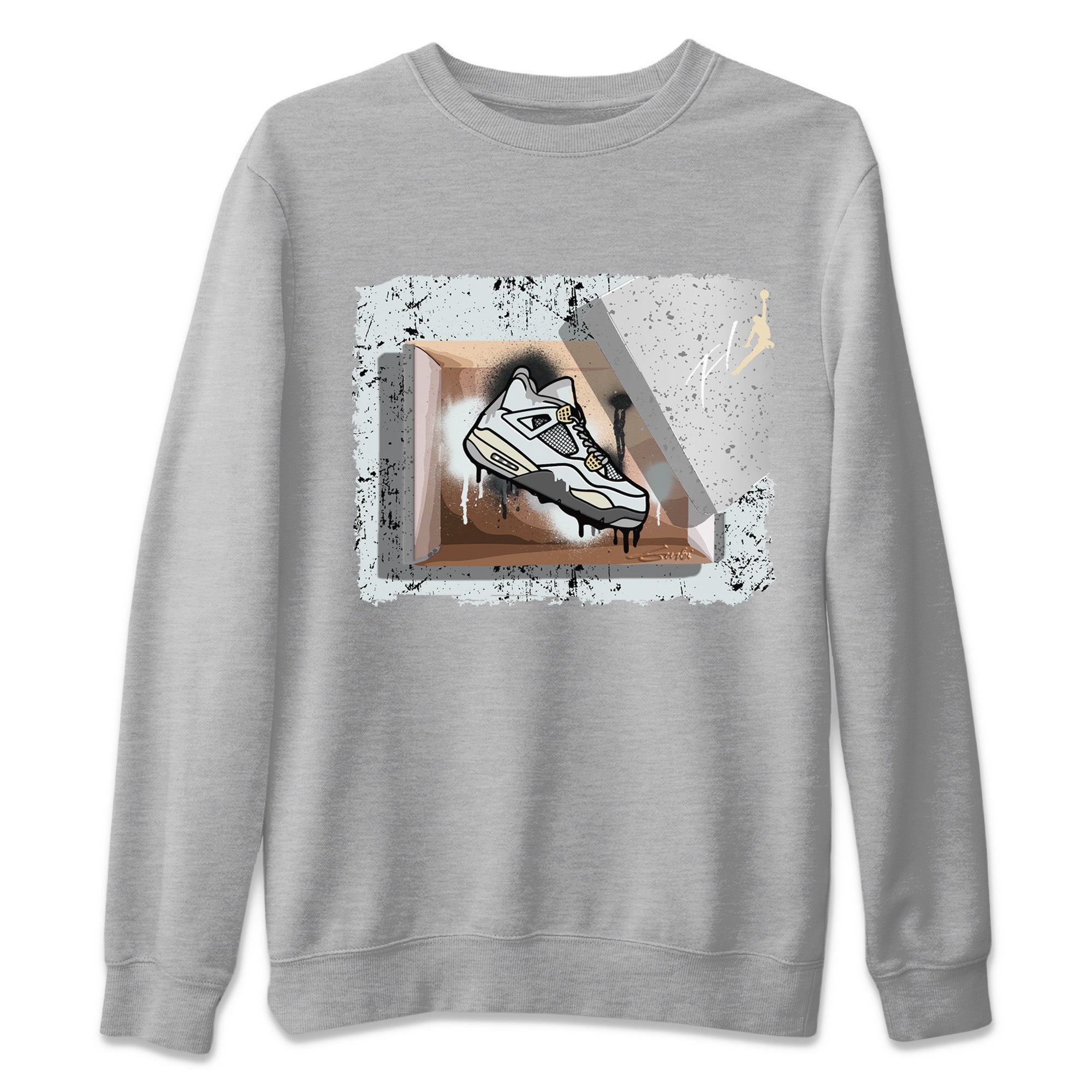 New Kicks Unisex Sweater – Air Jordan 4 Craft, Sneakers Matching Sweater