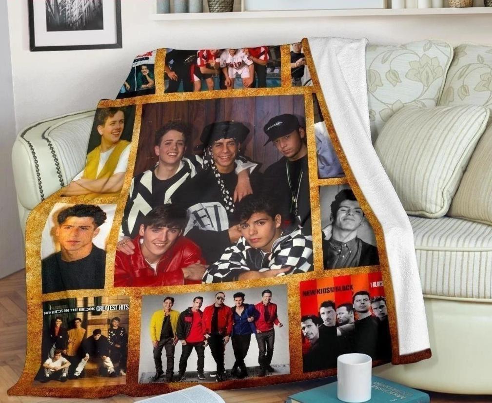 New Kids On The Block Fleece Blanket