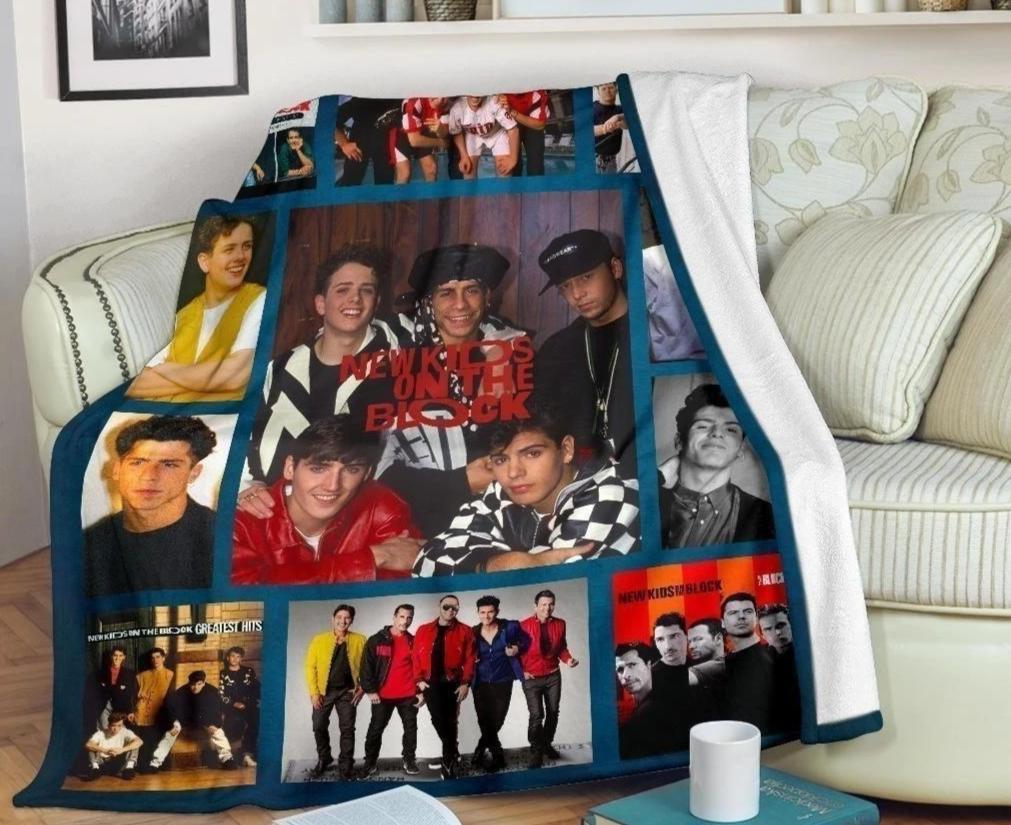 New Kids On The Block Nkotb Fleece Blanket