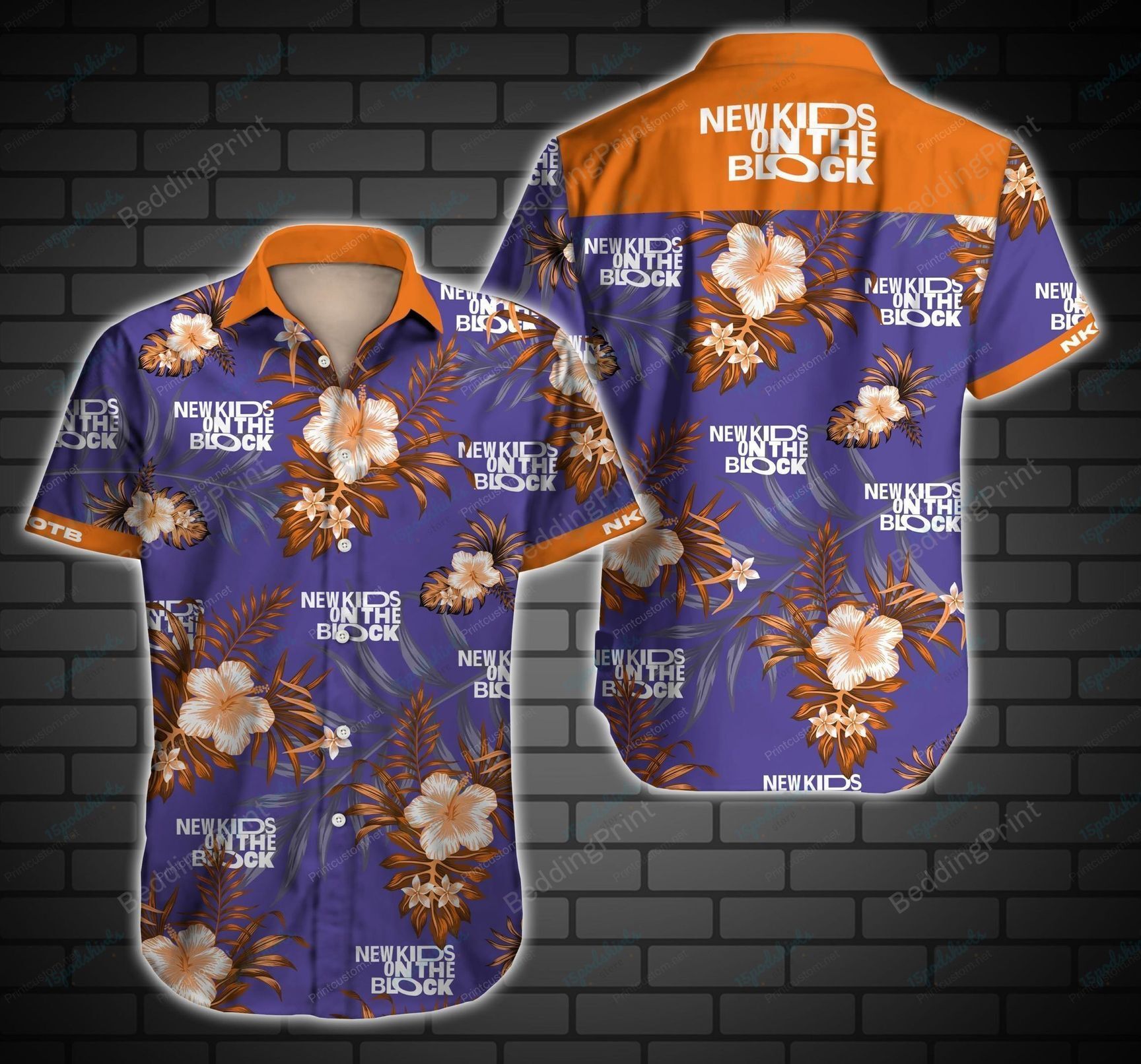 New Kids On The Block Style Hawaiian Shirt