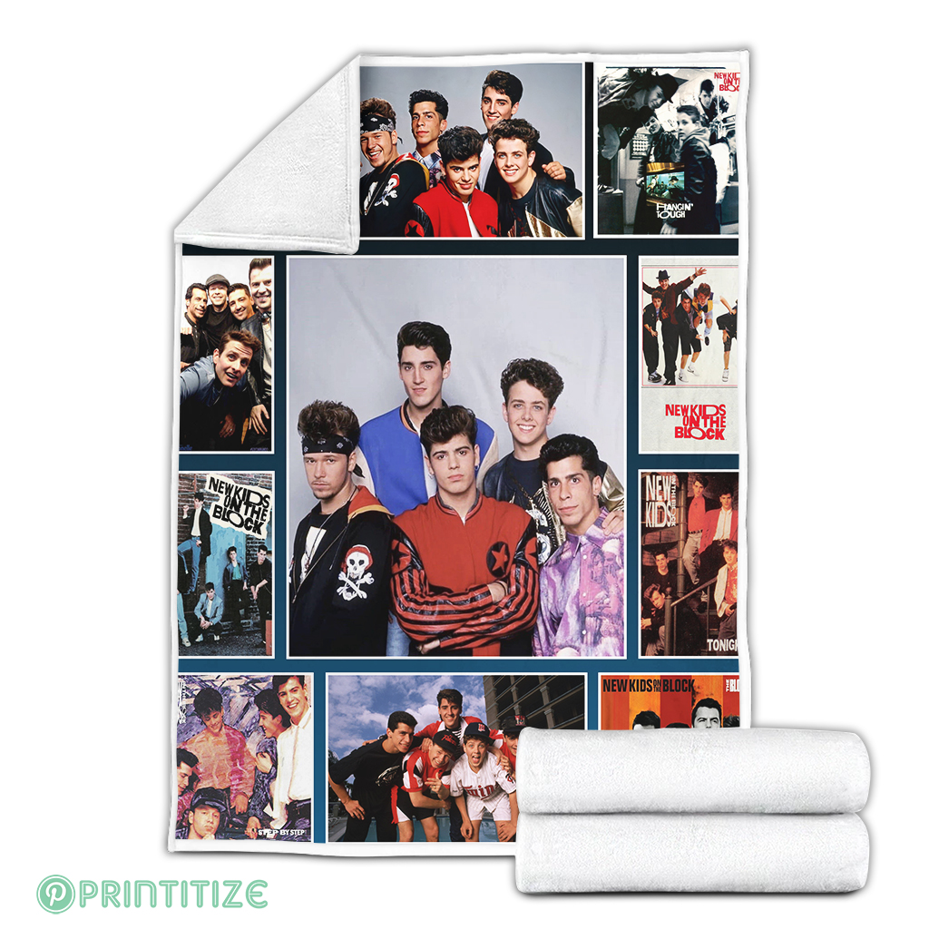New Kids On The Block Vintage Fleece Blanket