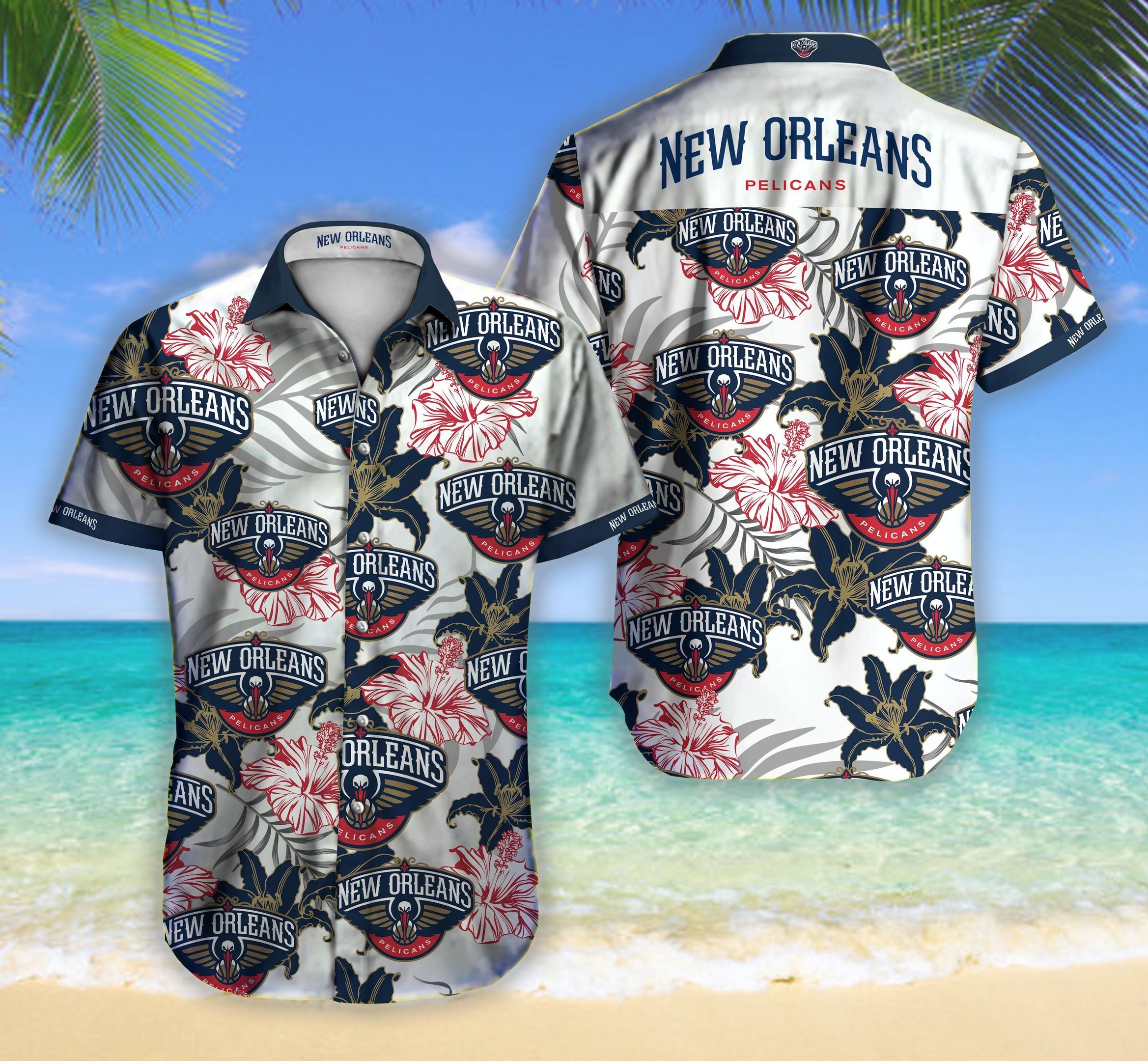 New Orleans Pelicans Hawaiian Shirt