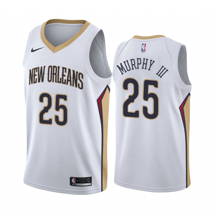 New Orleans Pelicans Trey Murphy III 2021 NBA Draft #25 Association Edition Jersey White