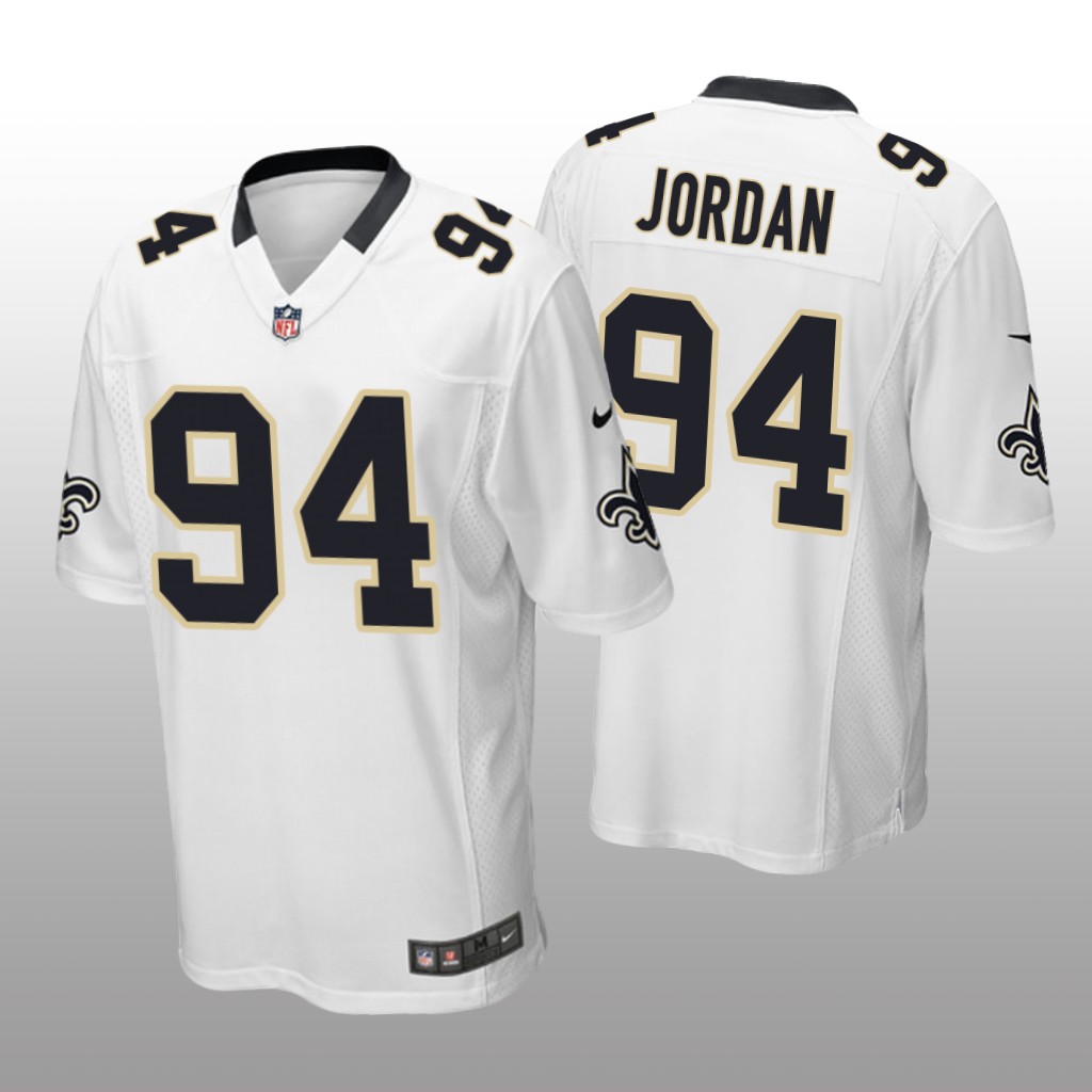 New Orleans Saints #94 White Men's Cameron Jordan Game Jersey