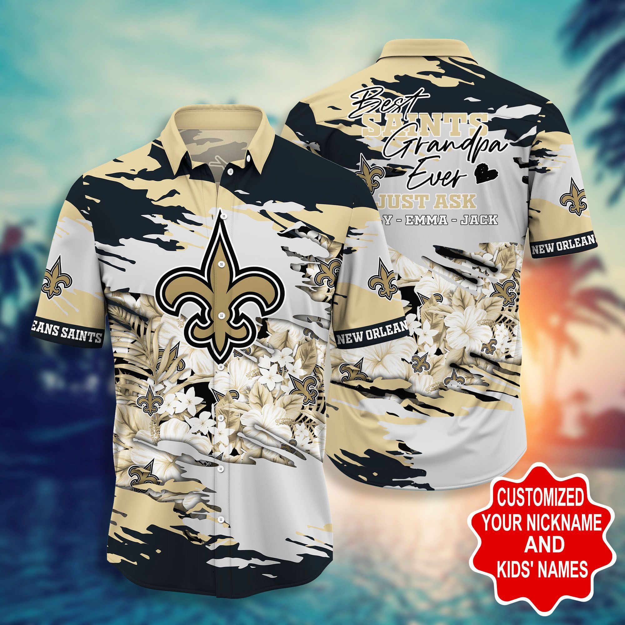 New Orleans Saints -Pesonalized Hawaii Shirt STYLE HOT TRENDING SUMMER