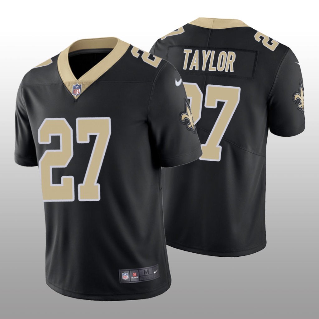 New Orleans Saints Alontae Taylor Black Jersey Vapor Limited - Men's