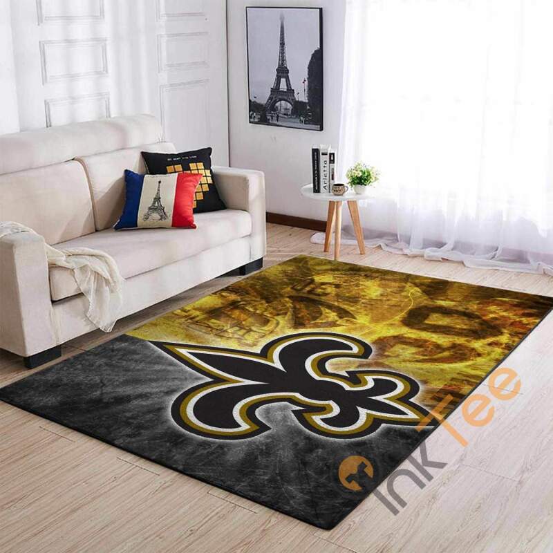 New Orleans Saints Area Rectangle Rug