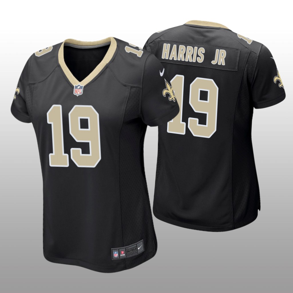 New Orleans Saints Chris Harris Jr Black Jersey Game - Women's