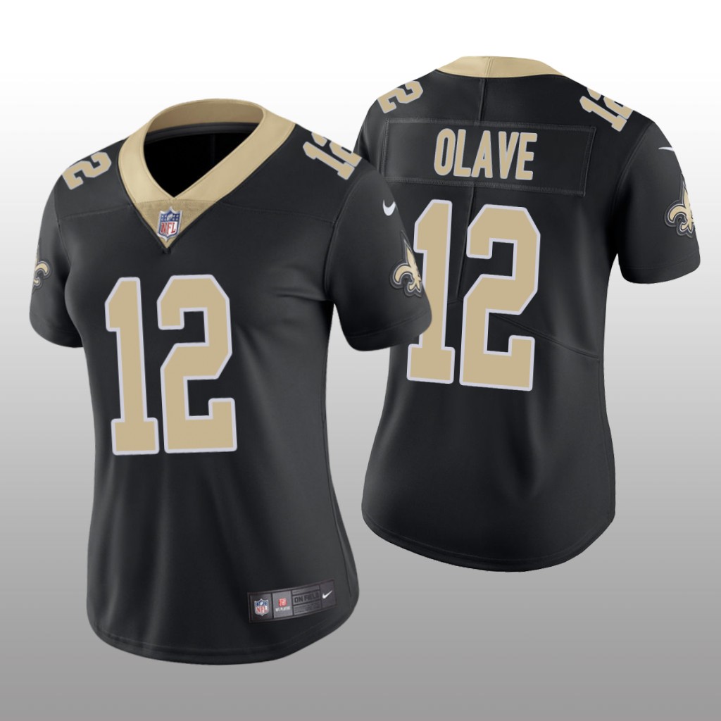 New Orleans Saints Chris Olave Black Jersey Vapor Limited - Women's