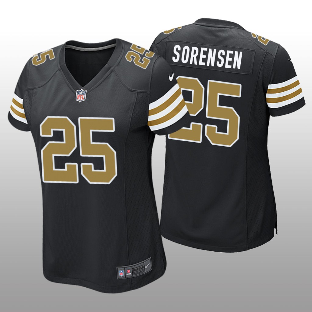 New Orleans Saints Daniel Sorensen Black Jersey Alternate Game - Women's