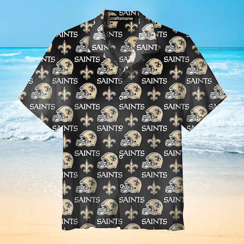 New Orleans Saints Helmet NFL – Premium Hawaiian Shirt – Gift For Sports Lovers