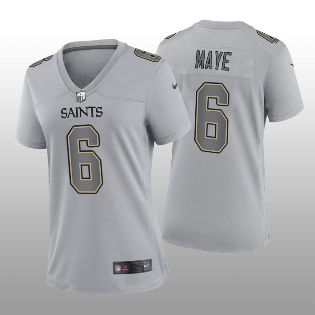 New Orleans Saints Marcus Maye Gray Jersey Atmosphere Fashion Game - Women's