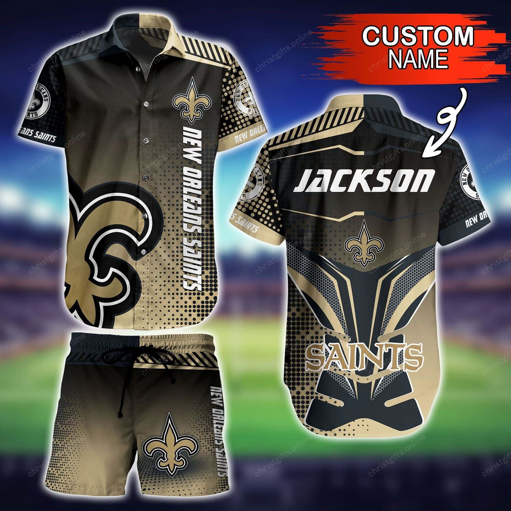 New Orleans Saints Nfl Personalize Hawaii Shirt Style