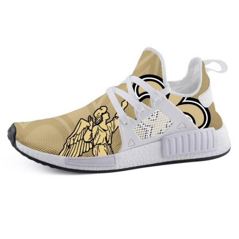 New Orleans Saints NMD Human Lightweight Sneakers, New Orleans Saints Running Shoes