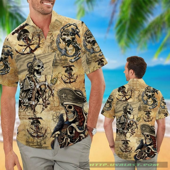 New Orleans Saints Pirates Hawaiian Shirt