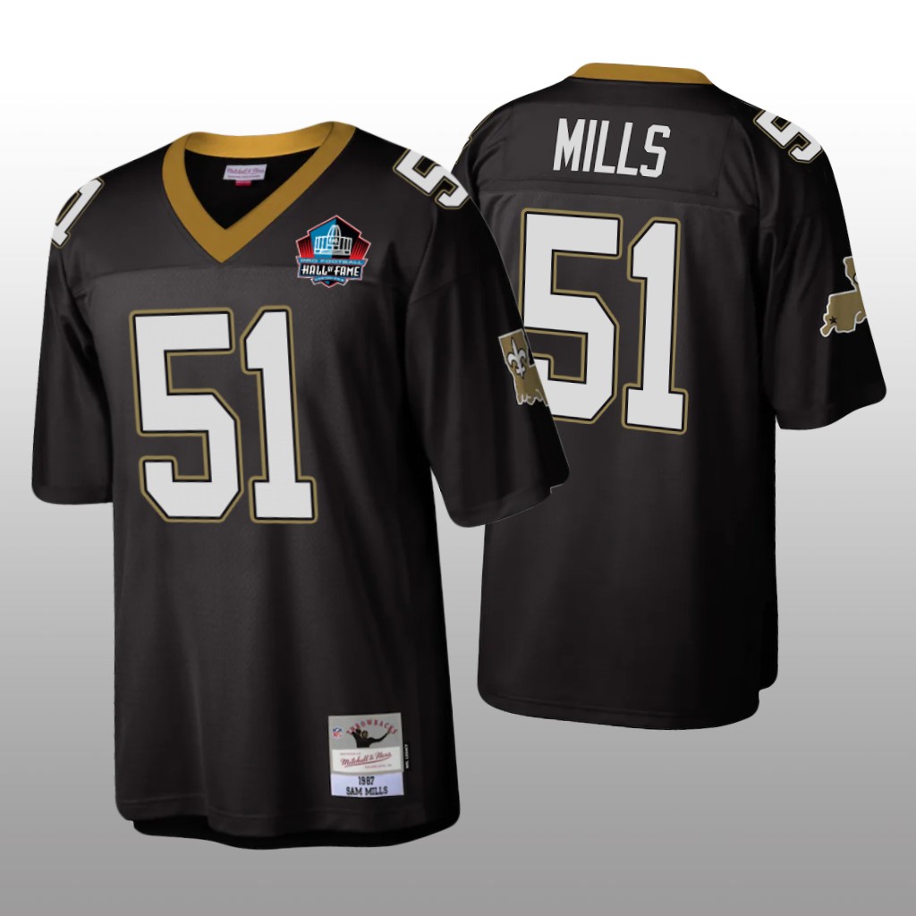 New Orleans Saints Sam Mills Black Legacy Pro Hall Of Fame Class Of 2022 - Men's