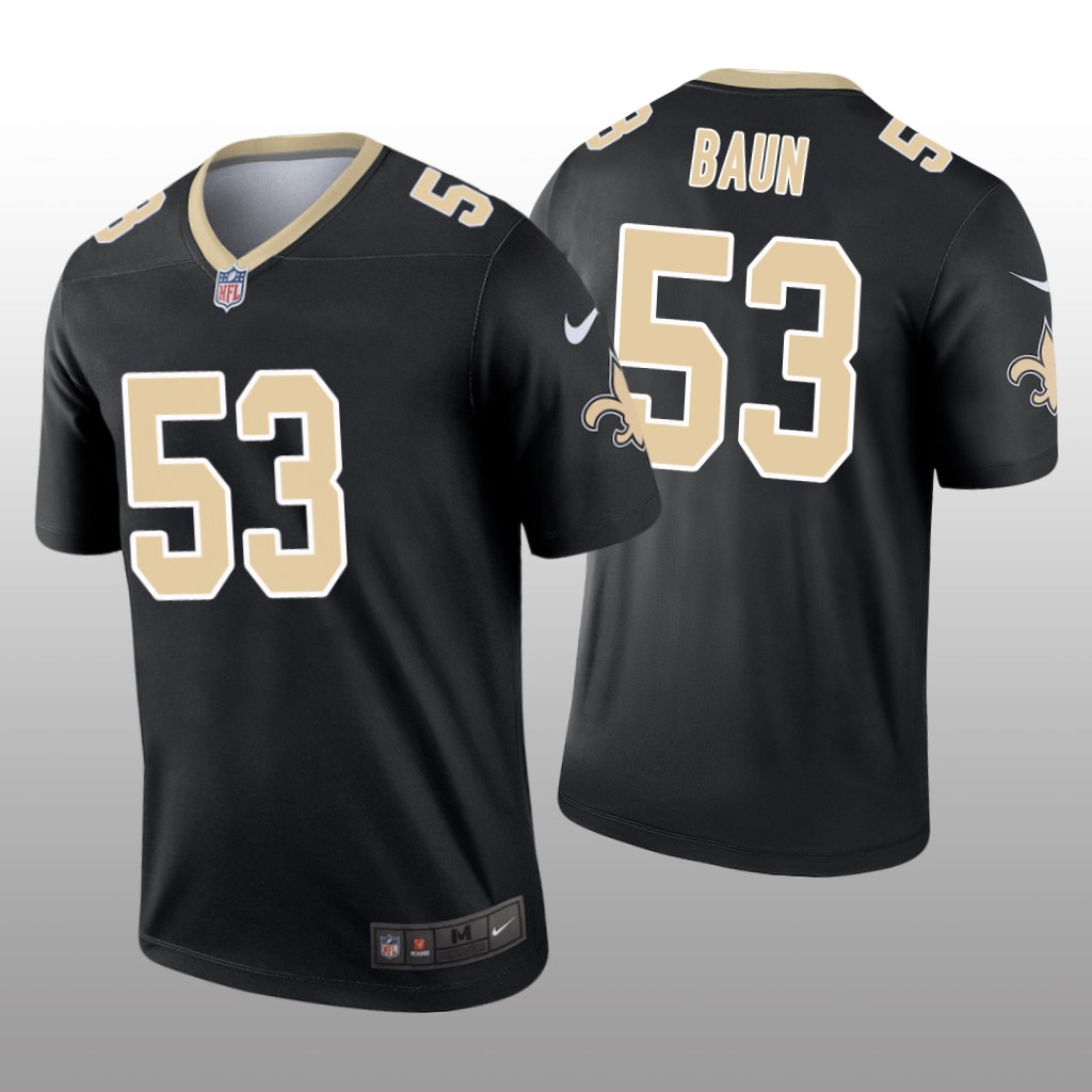 New Orleans Saints Zack Baun Black Jersey Legend - Men's
