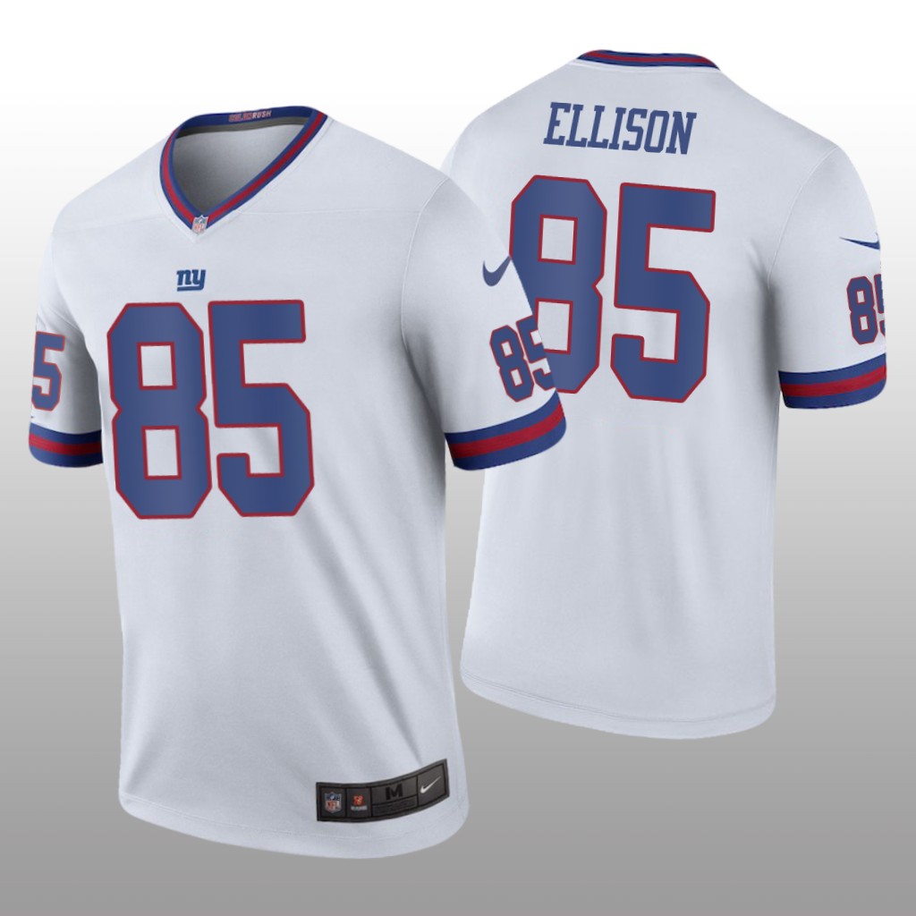 New York Giants #85 Rhett Ellison White legend color rush Jersey - Men's