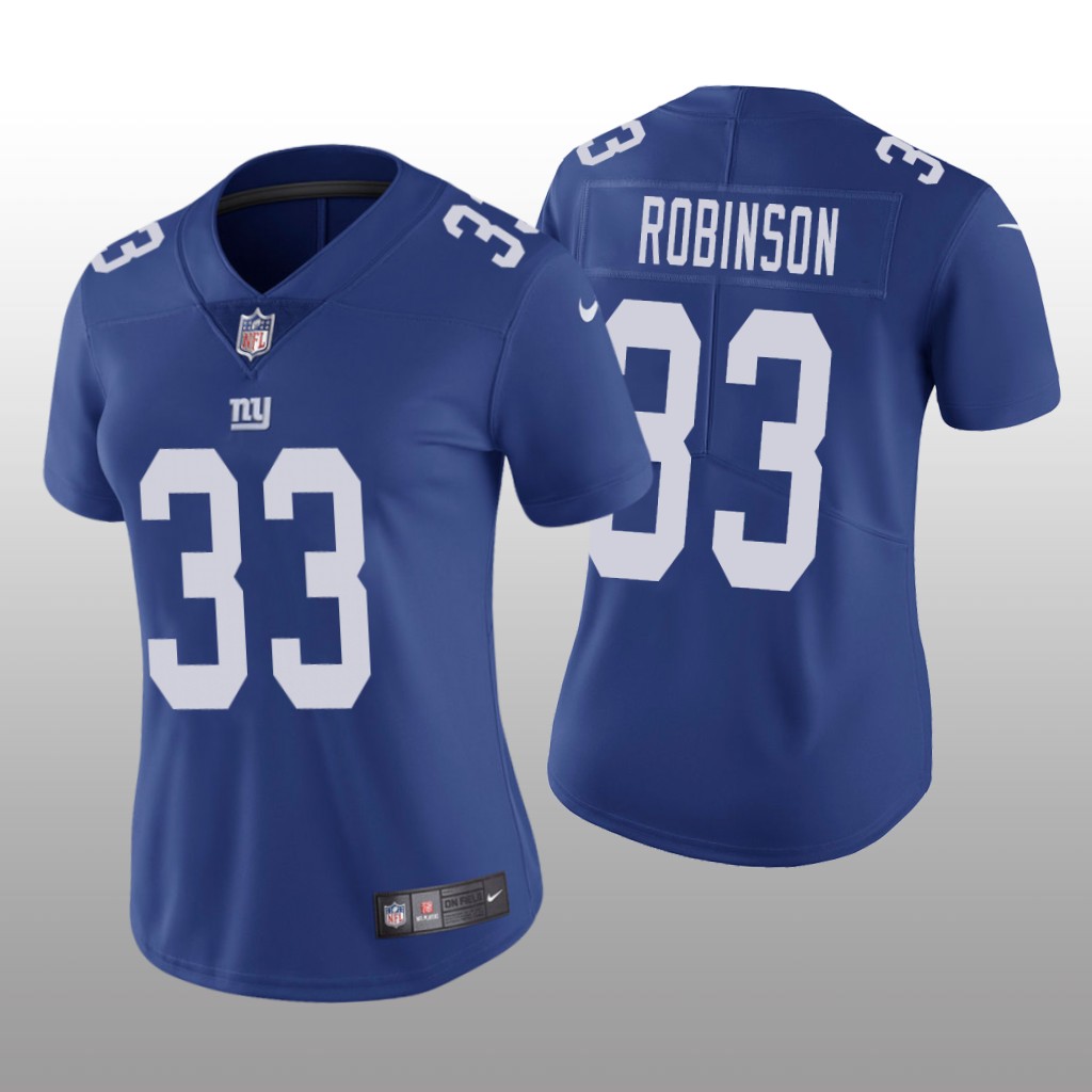 New York Giants Aaron Robinson Royal Jersey Vapor Limited - Women's