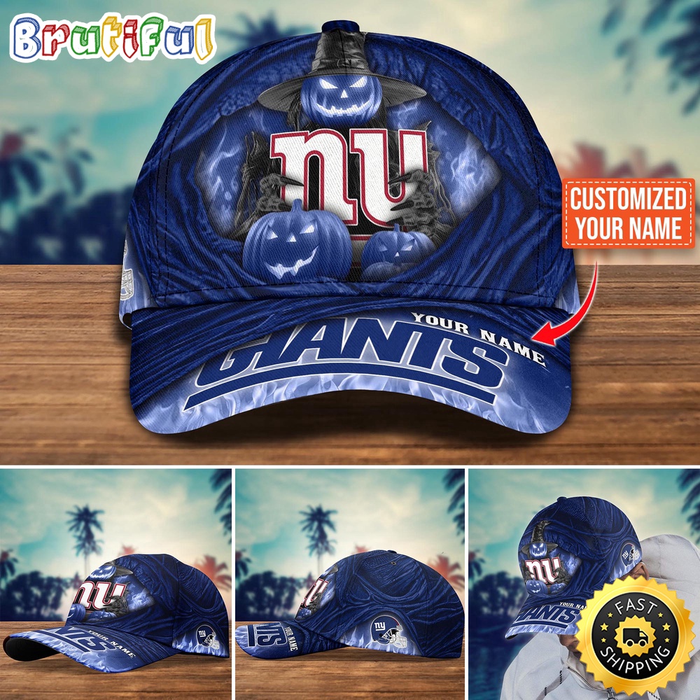 New York Giants Baseball Cap Halloween Custom Cap For Fans